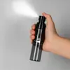 Botella de Spray Portátil para Viaje 100ml Negra de PET Botella Pequeña con Atomizador Nano Ultra Fina de Presionar Botella Recargable para Spray Hidratante