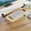 Bandeja para teclado para escritorio de computadora, bandeja extensible para teclado y mouse, tablero de extensión de escritorio, escritorio para juegos con longitud extendida
