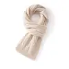 Bufanda de Cachemira Nueva de Otoño e Invierno para Mujer, Bufanda Pequeña Versátil Gruesa de Punto Cruzado, Bufanda Cálida para el Cuello