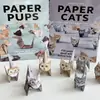 Gatos de Papel DIY Creativos Nuevos Gato y Perro de Papel DIY Animal Plegable Origami 50 Piezas Transfronterizo Amazon