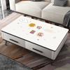 Mantel de Mesa de Cuero, Mantel de Mesa de Comedor sin Lavar, Rectangular, Lujo Ligero, Mantel de Mesa de Centro Limpiable, Modelo Nuevo 2023