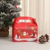Caja de Manzana Navideña Caja de Regalo Vacía Fiesta de Nochebuena Pastel Festivo Dulces Creativos Bolsa de Regalo de Mano