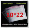 Em estoque grossa camada dupla 7 seda transparente saco opp saco autoadesivo saco de embalagem de roupas saco adesivo 10 * 22cm