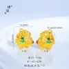 Loja de Ouro Puzuo Mesmo Estilo Ouro Areia Acessórios DIY Pingente de Cavalo Três Flores Martelado Colar Pingente de Cavalo do Zodíaco Chinês Novo para Mulheres
