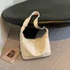 Bolso Cruzado de Cuadros Otoño e Invierno para Mujer Gran Capacidad Un Solo Hombro Bolso para el Trabajo Debajo del Brazo Versátil Estudiante Lona a Cuadros Bolso Dumpling