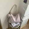 Bolsa Tote Grande Fashion e Texturizada para Mulheres, Novo Modelo 2026, Bolsa de Ombro para o Dia a Dia na Primavera, Superfície Macia, Bolsa de Ombro Simples