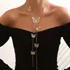 Collar Largo Versátil Transfronterizo Europeo y Americano Tilianni para Mujer Joyería de Temperamento a la Moda Adorno de Cadena Geométrica de Corazón de Flor