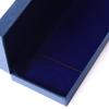 Caixa de caneta azul de negócios flip signature caixa de caneta caixa de embalagem de papel caixa de papelaria de presente com logotipo imprimível