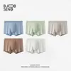Ropa interior de modal para hombre 10A Entrepierna antibacteriana Transpirable Talla grande Cintura media Malla Transpirable Calzoncillos bóxer para niños y hombres