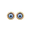 Pendientes pequeños en espiral con forma de diablo, con diseño de lujo, ligeros y elegantes, de estilo gótico, transfronterizos de Europa y América.