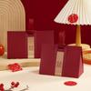 Caixa de Doces de Casamento Portátil, Caixa de Presente de Casamento e Noivado Estilo Chinês, Caixa de Doces Estilo Chinês para Celebração de 100 Dias, Caixa de Presente Portátil