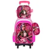 Nueva Lindo Carrito Escolar para Estudiantes de Primaria Grados 3~6 Set de Tres Piezas de Dibujos Animados Mochila Escolar de Dos Ruedas Seis Ruedas para Niños Lista para la Venta