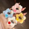 Botão de Estrela Outono e Inverno Coelho Miffy Grampo Doce Grampo Lateral de Pelúcia para Franja Feminina Presilha BB Acessórios de Cabelo Fofos