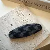 Grampo de Lã Pied-de-Poule Outono e Inverno para Mulheres, Presilha BB, Presilha Lateral, Novo 2025, Presilha para Franja, Acessório de Cabeça Elegante para Testa, Grampo