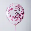 Atacado Balões Coloridos com Lantejoulas de 12 polegadas Decoração de Casamento Festa de Aniversário Influenciador Balões Transparentes com Lantejoulas