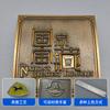 Letrero para Equipaje Placa de Nombre Caja de Madera Personalizada Placa Metálica Caja de Embalaje Letrero Metálico Botella de Vino Personalizada Placa de Nombre de Aleación de Zinc