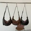Bolsa de bolinho cor sólida estilo coreano ins 2026 verão nova moda bolsa de ombro sob o braço bolsa transversal casual para o dia a dia