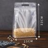 Suministro de Bolsas de Sellado Lateral de Ocho Lados, Bolsas de Empaque Transparentes de Alta Definición para Té de Flores, Bolsas Autosellables, Bolsas de Plástico para Alimentos, Bolsas con Cierre Auto-Soportables en Stock