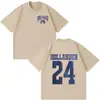 Camiseta de Verão Competição Intensa Shane Hollander 24 Camiseta do Metrô de Montreal Casual Unissex Algodão