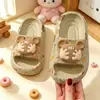 Nuevas pantuflas para niños hechas de EVA, alta elasticidad, suela suave, cómodas, ligeras, diseño de dibujos animados, versátiles, de secado rápido, resistentes al desgaste, sandalias
