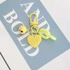 Llavero con forma de campana de amor de acrílico de estilo simple, colgante para Airpods, funda protectora para teléfono, decoración colgante, pequeño regalo.