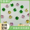 Wuzhou Redonda Alta Calidad Corte Flor de Hielo Colorido Sintético Piedra Preciosa Diamante de Alto Carbono Circonita Piedra Suelta Superficie del Anillo Venta al por Mayor