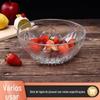 Fornecimento de Fábrica Série Girassol Tigela de Vidro Tigela de Arroz Doméstica Tigela Transparente Grande Tigela para Salada de Frutas Tigela para Legumes Tigela para Sopa