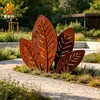 Escultura de Aço Corten Personalização Aço Enferrujado Arte em Metal Paisagismo Externo Marco Urbano Fábrica de Origem Pedido a partir de 1 Peça