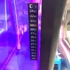 Termômetro adesivo para aquário de peixes, faixa de temperatura de 10-40 C, adesivo de temperatura LCD, termômetro de água