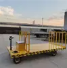 Caja de Asiento Grande con Barandillas Altas Delanteras y Traseras, Camión Eléctrico de Plataforma, Camión Grande de Transferencia, Carga Grande con Alta Capacidad de Carga