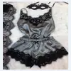 Atacado Europeu e Americano Comércio Exterior Tubo Peito Gelo Seda Pijama Feminino Verão Coreano Tentação Sexy Pijama Feminino Verão Gelo Seda Roupa Íntima