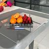 Tabla de cortar acrílica transparente para encimera de cocina, tabla de cortar grande antideslizante, protector de encimera, utensilios de cocina