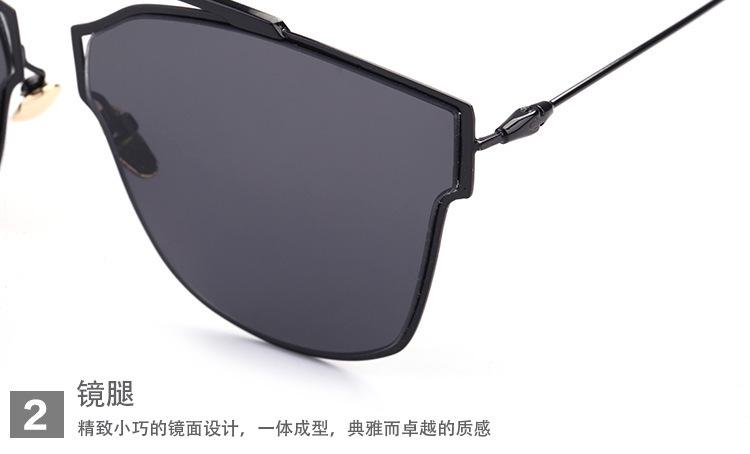 新款 时尚复古太阳眼镜 男女士经典款太阳镜驾驶眼镜 金属墨镜