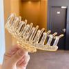 Pinza para el pelo de celebridad de internet para primavera y verano, nuevo clip grande de tiburón, pasador para cabello con mucho volumen, pinza simple para la parte posterior de la cabeza, accesorios para el cabello, tocado