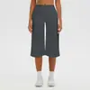 Leggings de Yoga Cepillados de Cintura Alta Pantalones de Pierna Ancha de Siete Puntos Chal Moldeador de Cuerpo Camisola Sujetador Conjunto de Cuatro Piezas