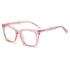 2026 Nueva Moda Versátil Marco Cuadrado Anti Luz Azul Unisex Artístico Simple Lentes Planos Se Pueden Personalizar para Lentes de Graduación Venta al por Mayor