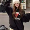Sudadera casual popular de estilo americano para mujer de este año, nuevo top de cuello redondo más vendido para otoño/invierno 2026 para personas petite con un toque de alta gama