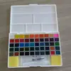 Tinta aquarela sólida transparente atacado transfronteiriço 50 cores iniciante crianças bolo em pó uso de estudantes de arte artista estudante
