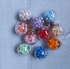 Adorno Colgante Redondo de Pentagrama Colorido de 16MM con Arena Movediza, Pedrería, Fruta, Margarita, Colgantes de Bola de Cristal, Aretes, Tornillos para Orejas, Accesorios