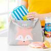 Bolsa para Lonchera de Liquidación, Bolsa de Lonchera Bento Portátil, Bolsa de Picnic de Tela Oxford para Conservar la Frescura, Bolsa Térmica Gruesa de Papel de Aluminio con Dibujos