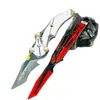 Delta Juego Periférico Hoja de Misericordia Hoja Sombría Navaja Mariposa Modelo de Arma de Dos Piezas Juguete Artesanías de Metal