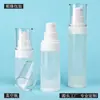 Botella de Vacío Personalizada para Loción de 15ml 30ml 50ml Tapa Transparente Botella de Agua y Loción Cosmética Botella de Plástico Vacía para Viaje