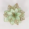Decorações de Natal Transfronteiriças, Flores de Natal, Flores Artificiais, Acessórios para Decoração de Árvore de Natal, Flores Artificiais, Enfeites para Guirlanda de Natal