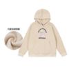 DK comércio exterior transfronteiriço roupas infantis outono e inverno para meninos e meninas suéter com capuz forrado de fleece infantil casual grosso solto top moda