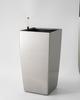 Maceta Cuadrada de Columna Alta Estilo Nórdico de Plástico Pintado Extra Grande Maceta Simple de Lujo Ligero para Piso de Interior Autoabsorbente