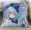 Almohadas de Terciopelo Diamante Estilo Nuevo, Almohadas Periféricas de Anime y Videojuegos, Almohadas para Sofá de Genshin Impact, Almohadas de Soporte Lumbar, Venta al por Mayor