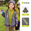 Abrigo infantil de Dudu, chaqueta tejida con capucha para niños, ropa de otoño para exteriores para niñas, ropa de otoño, ropa deportiva infantil para bebé