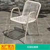 Silla de Ratán para Exteriores Estilo Nórdico Mojia con Cuerda Exterior Exterior Exterior Villa Hogar Casual Simple Mesa y Sillas para Comedor Exterior Combinación