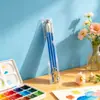 Suministro Directo de Fábrica Pincel Digital para Óleo 3 juegos cabeza plana de nailon Pincel de punta de gancho pintura a mano pintura acrílica pintura acuarela pincel