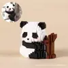 Novos Blocos de Construção de Panda para Crianças, Blocos de Construção de Partículas Micro em Formato de Flor, Brinquedos Educativos de Montagem, Brinquedos de Presente Venda por Atacado